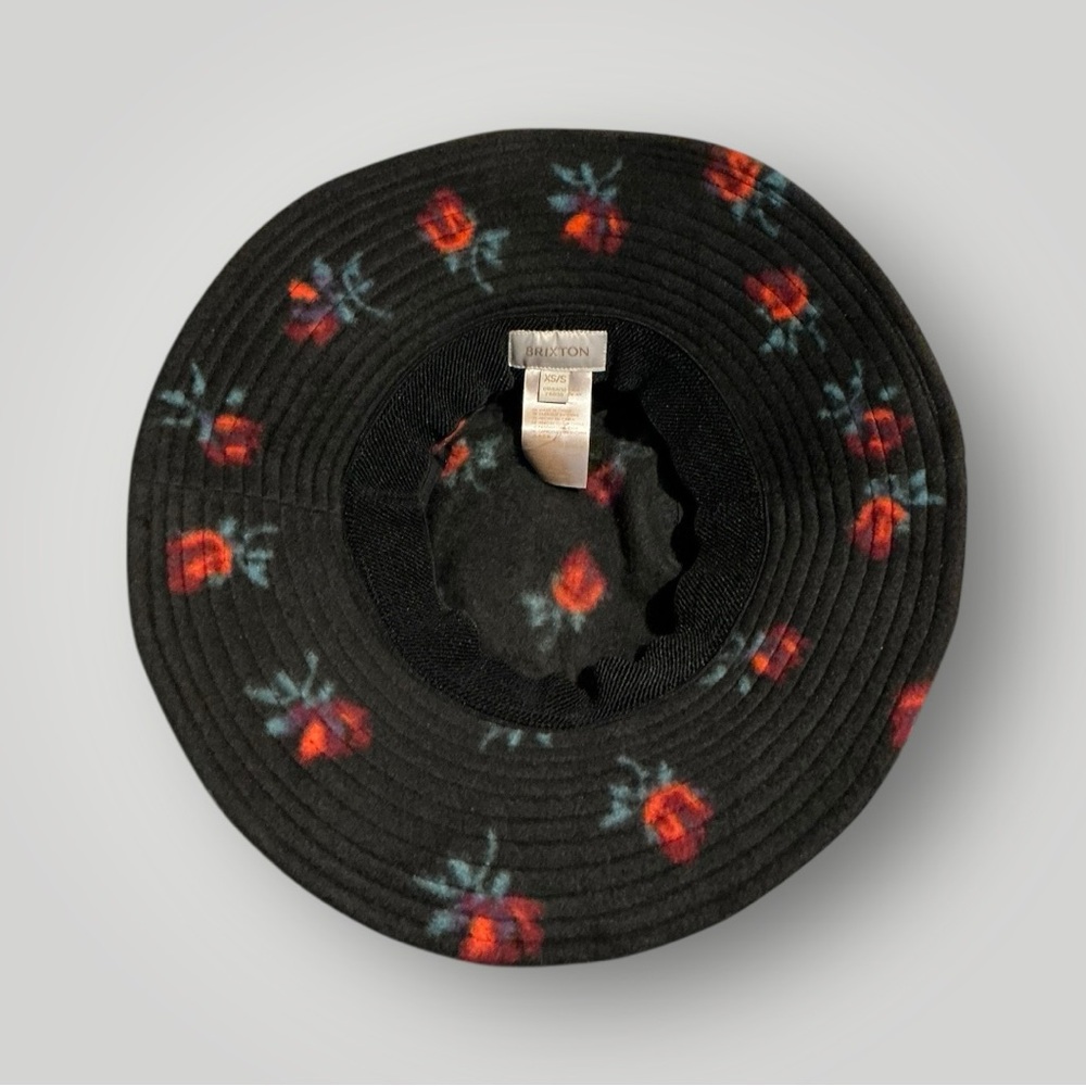 Brixton Dark Floral Hat - Picture 2 of 7